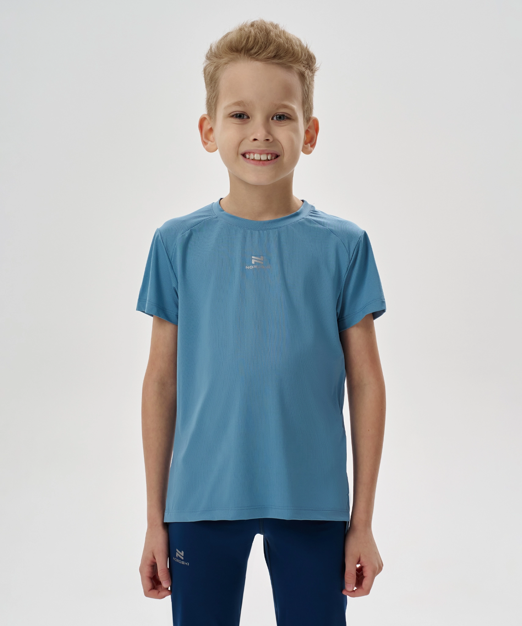 Футболка Nordski Jr. Run 2.0 Sky
