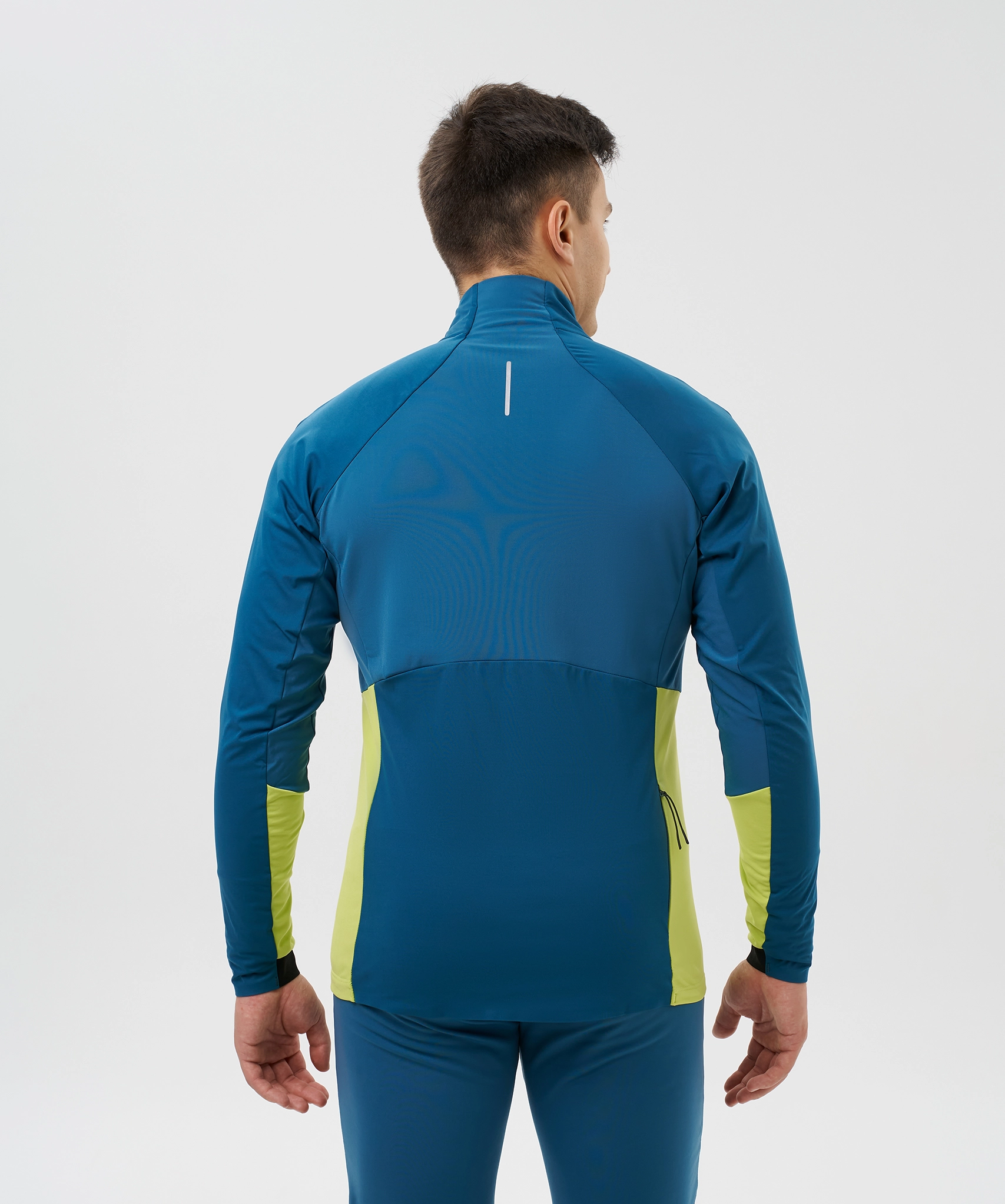 Тренировочная куртка Nordski Race Dark Jeans/Lime