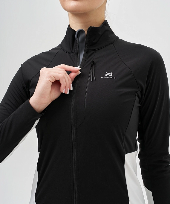 Тренировочная куртка Nordski Race Black/White W