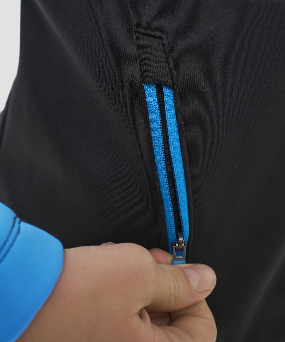 Тренировочная куртка Nordski Jr. Advance Light Blue/Black