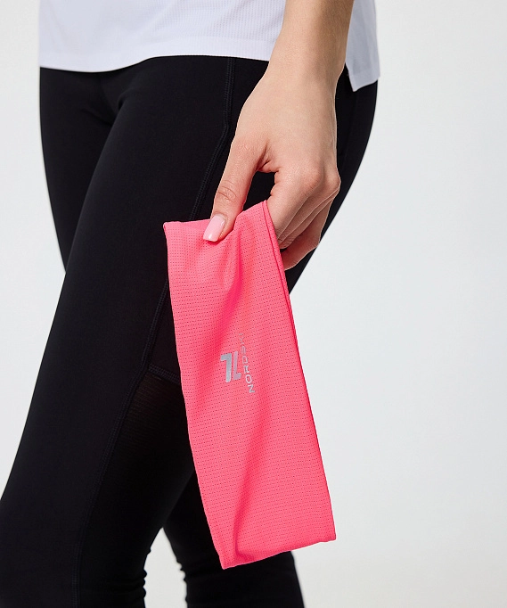 Повязка Nordski Run Neon Pink