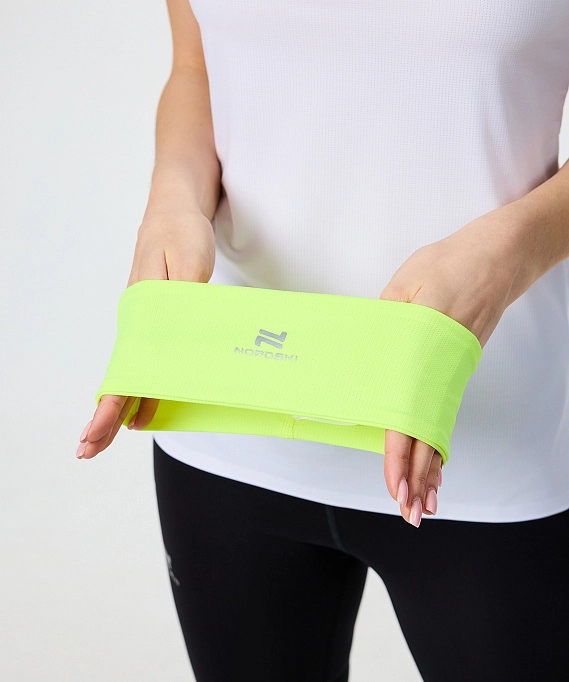 Повязка Nordski Run Neon Lemon