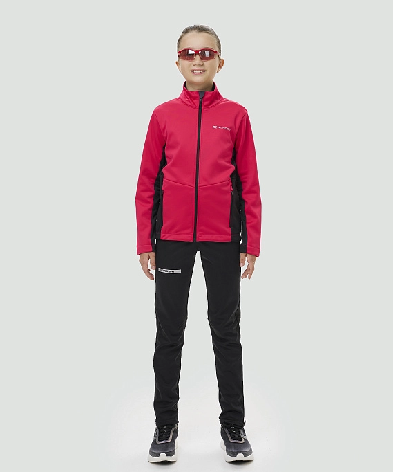 Тренировочная куртка Nordski Jr. Advance Pink/Black