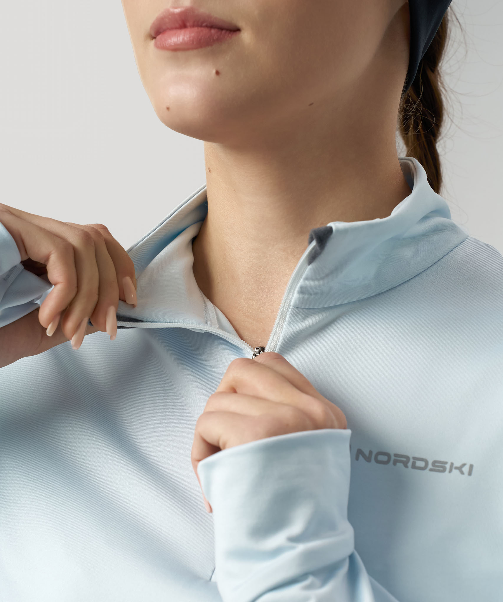 Лонгслив Nordski Warm 2.0 Pearl Bluel W