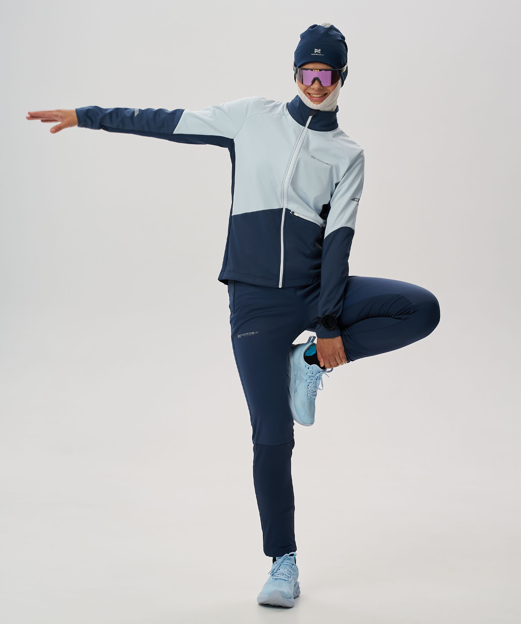 Тренировочная куртка Nordski Pro 2.0 Pearl Blue/Blue W