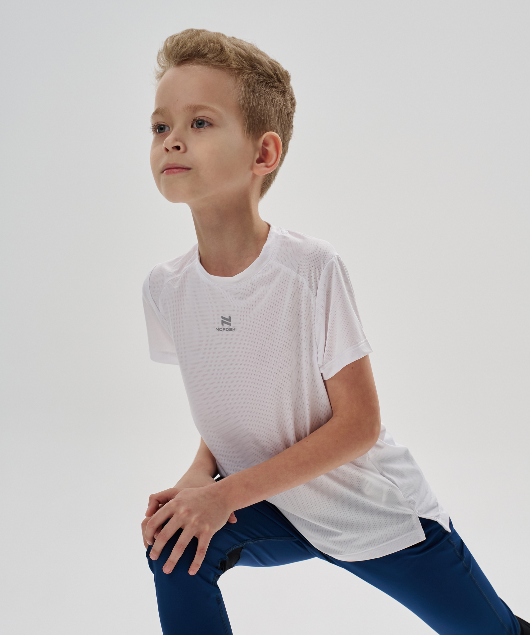 Футболка Nordski Jr. Run 2.0 White