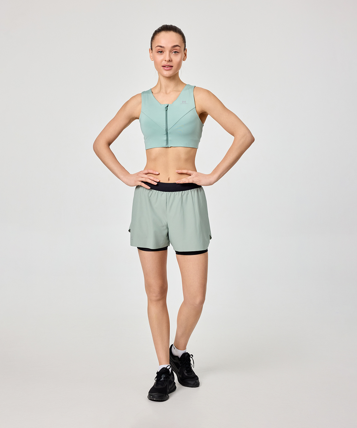 Шорты с лосинами Nordski Stayer Ice Mint/Black W