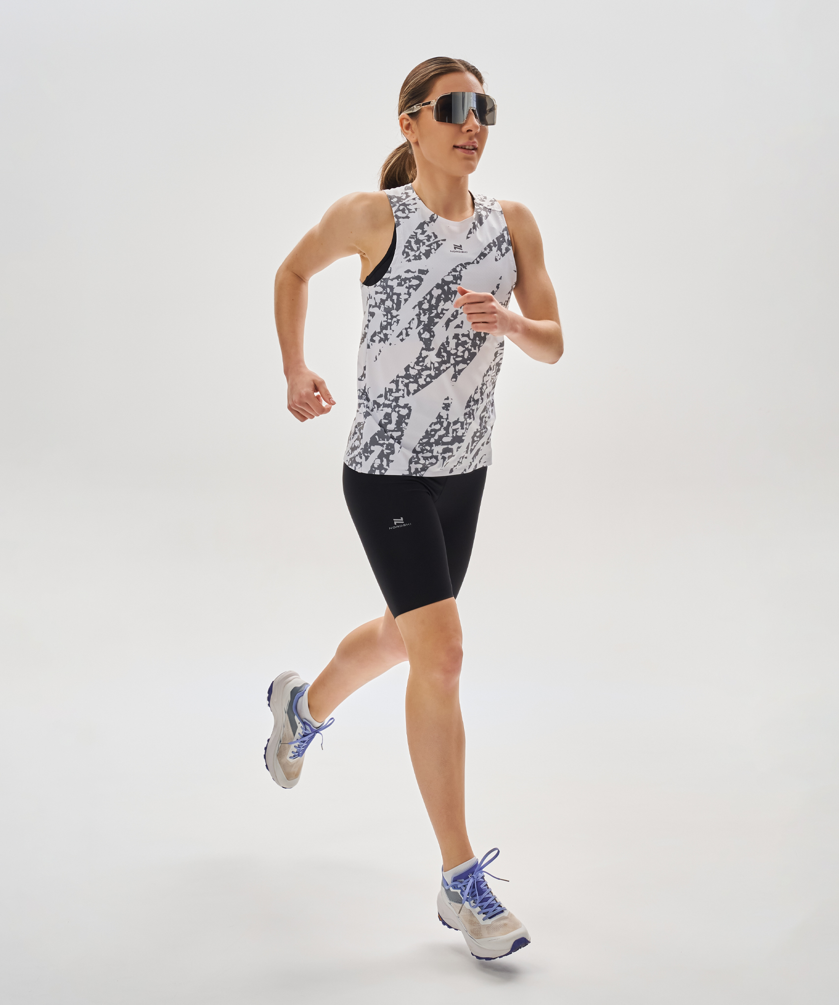 Тайтсы half Nordski Trail Black W