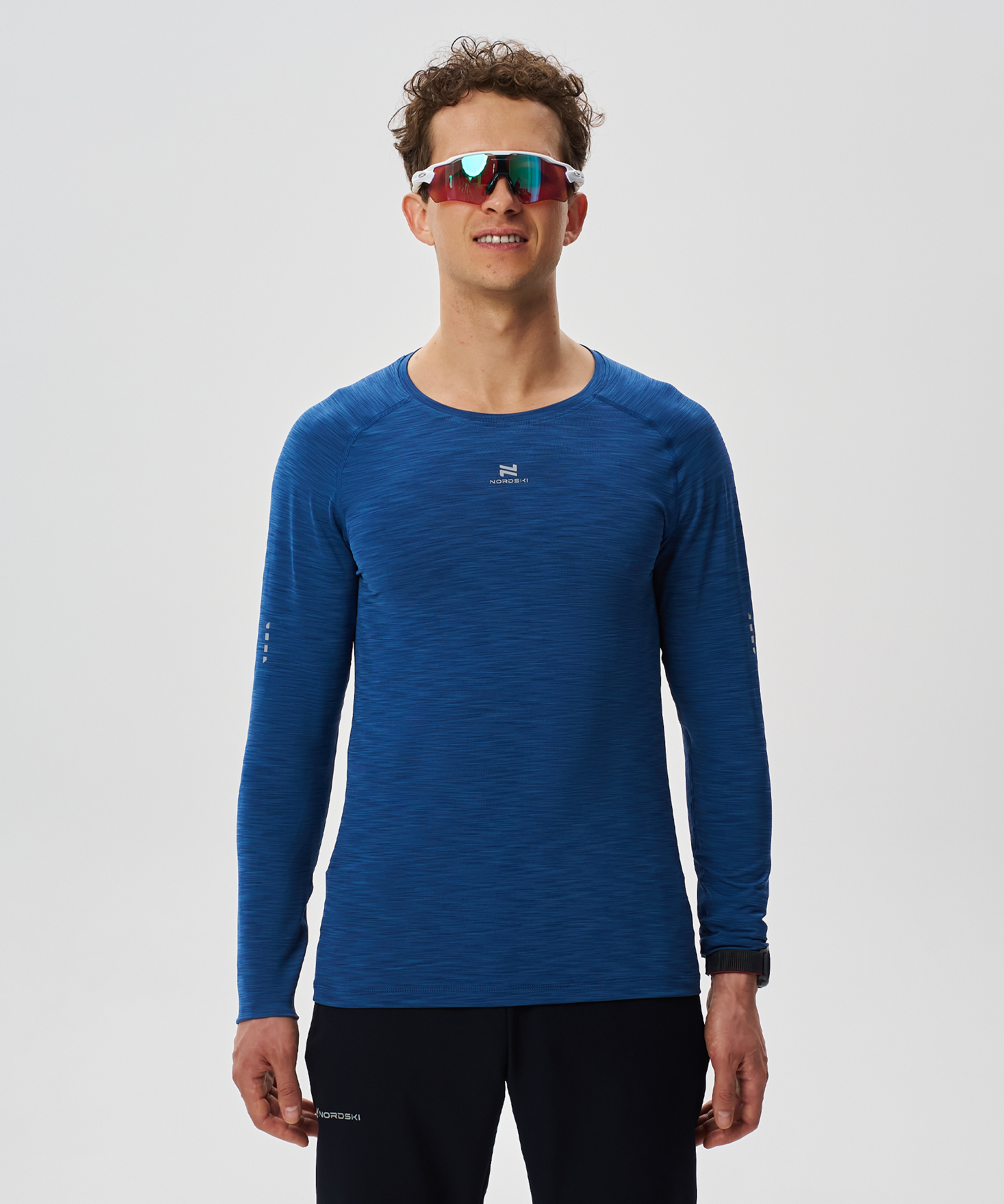 Футболка Nordski Pro Dark Blue с длинным рукавом