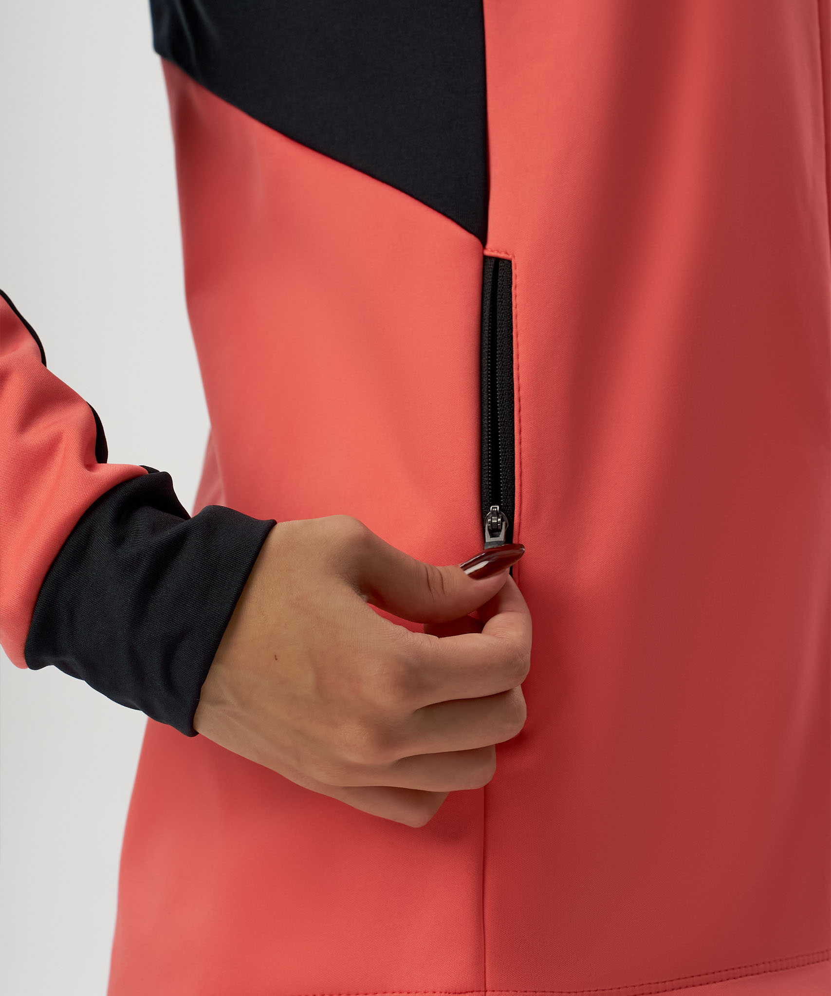 Тренировочная куртка Nordski Core Coral/Black W