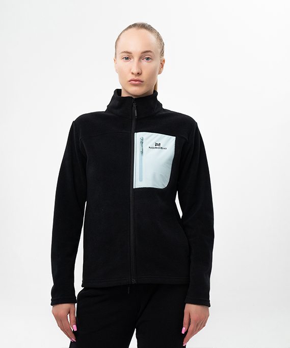 Толстовка Nordski Heat Black/Aqua W