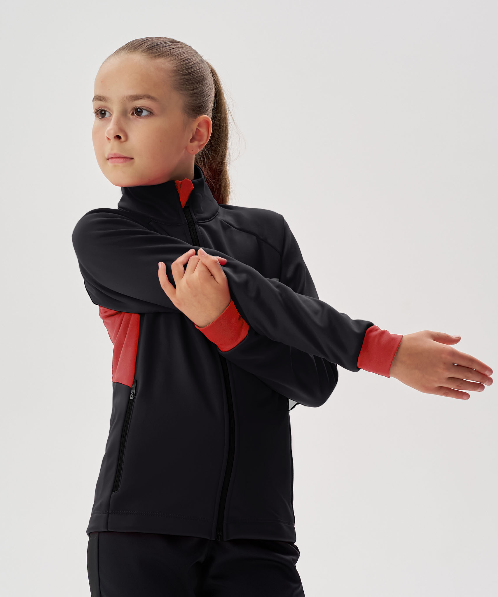 Тренировочная куртка Nordski Jr. Core Black/Red