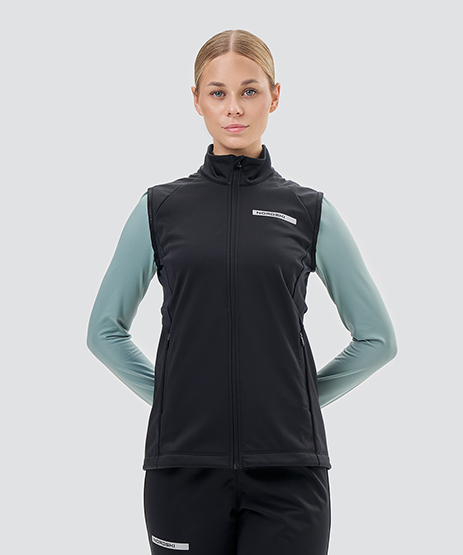 Жилет тренировочный Nordski Core Black/Soft Pink W
