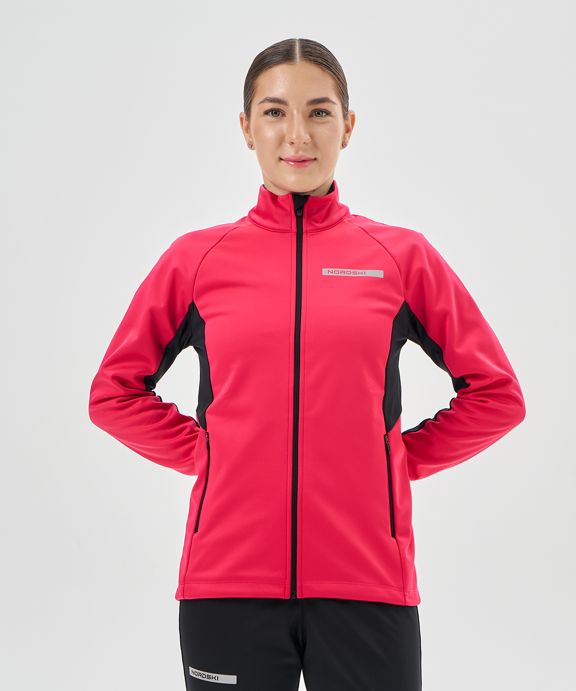 Тренировочная куртка Nordski Core Pink/Black W