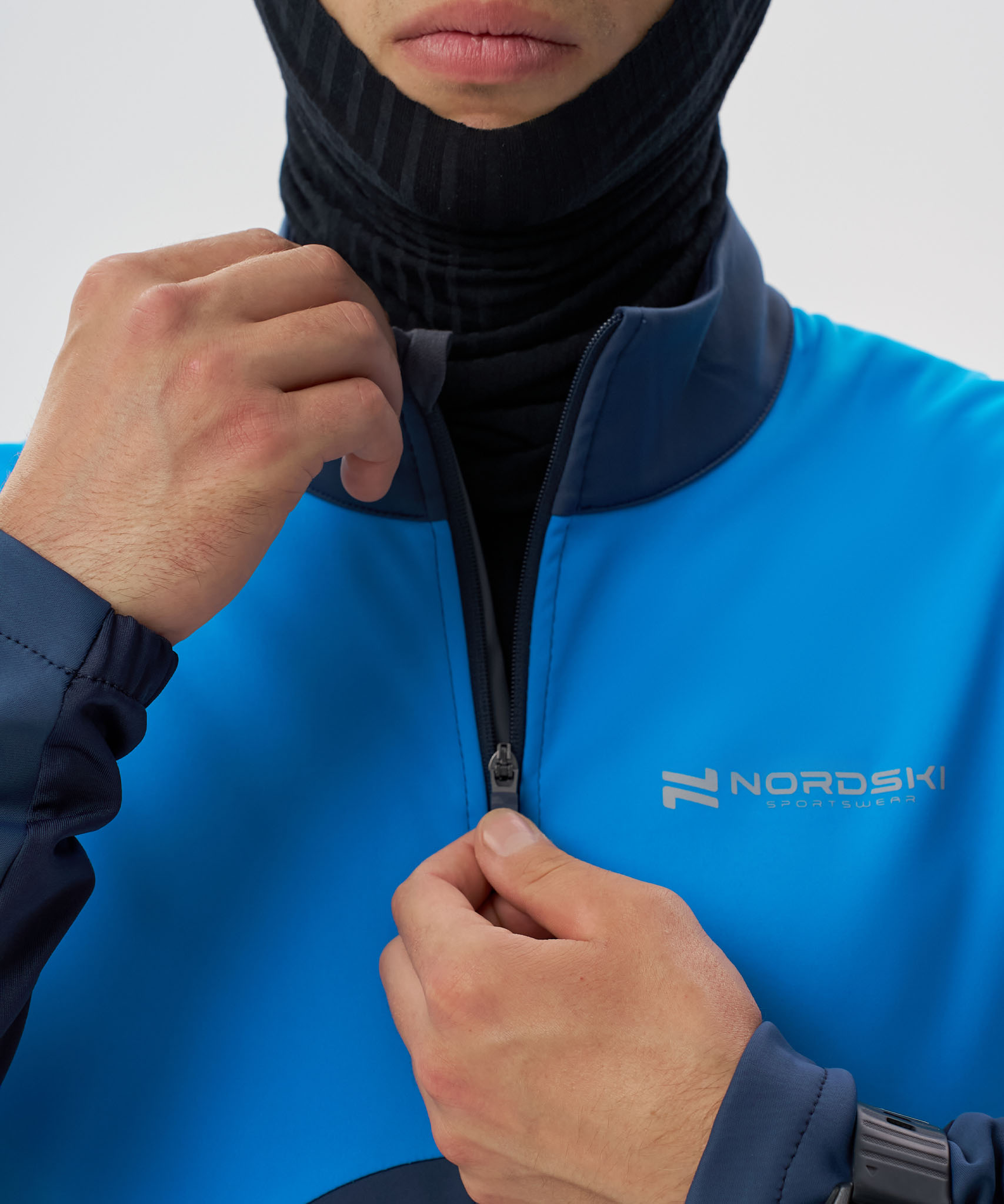 Тренировочная куртка Nordski Pro 2.0 Light Blue/Blue