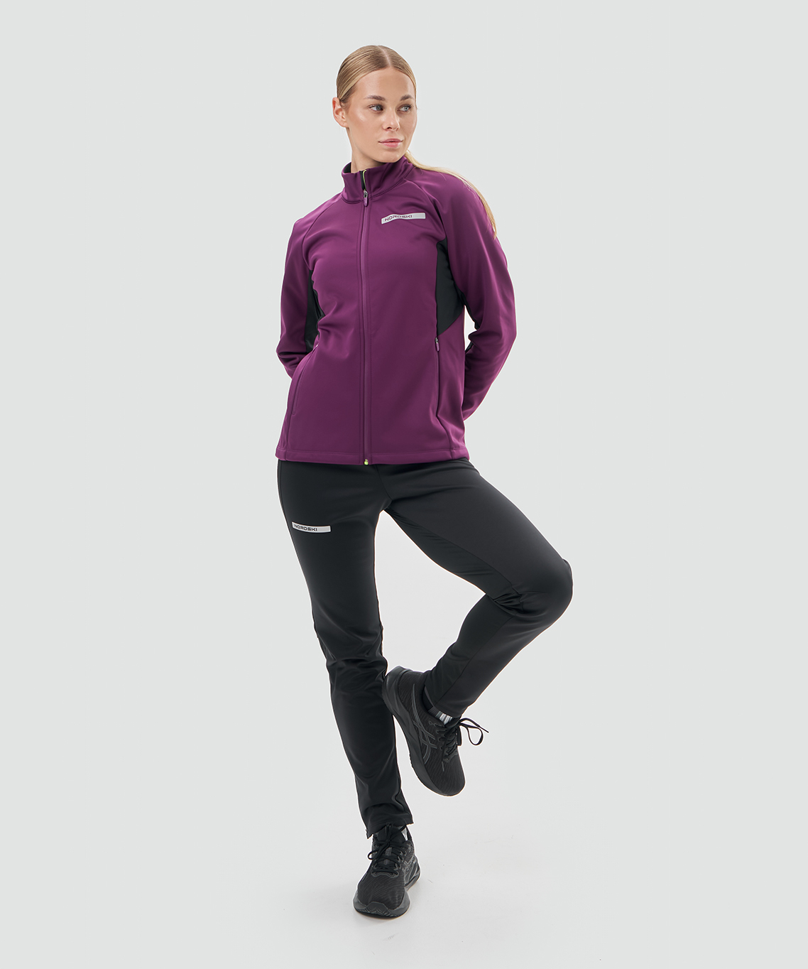 Тренировочная куртка Nordski Core Purple/Black W