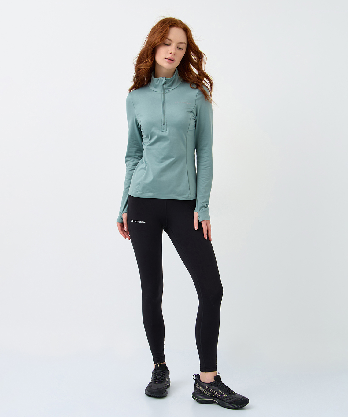 Лонгслив Nordski Warm Ice Mint W