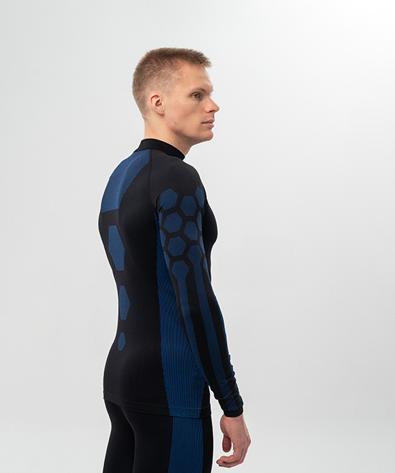 Комплект термобелья Nordski Snake Black/Blue