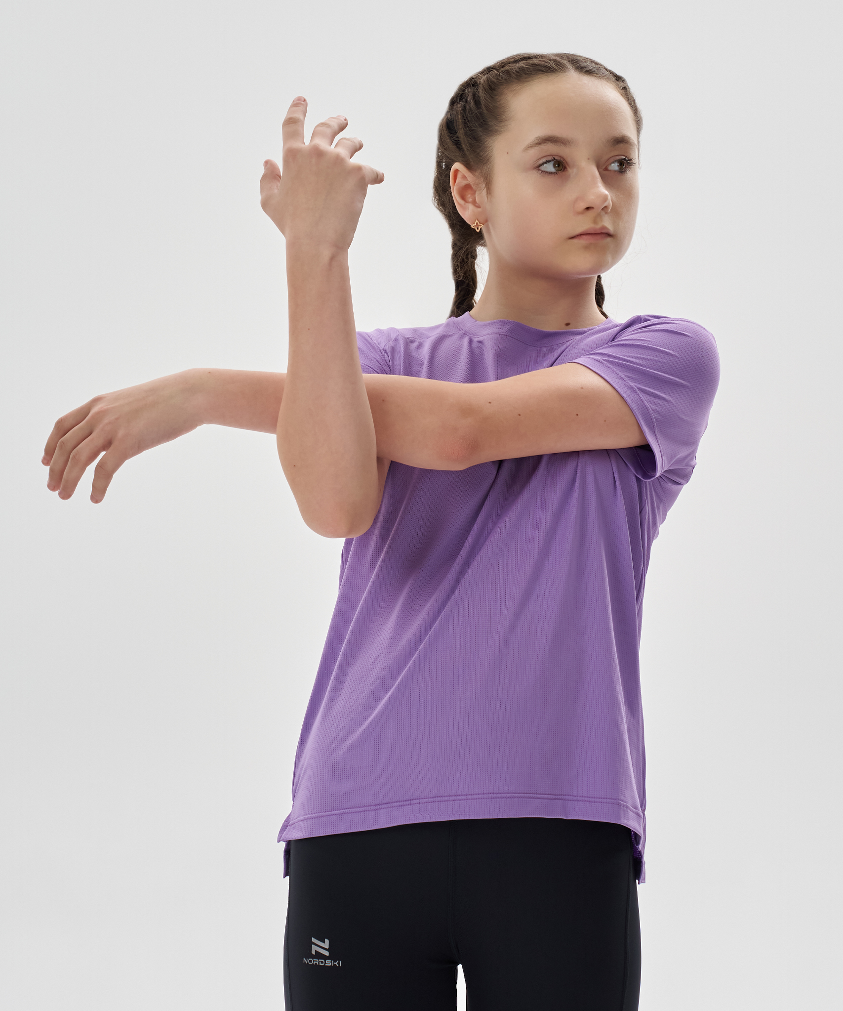 Футболка Nordski Jr. Run 2.0 Purple
