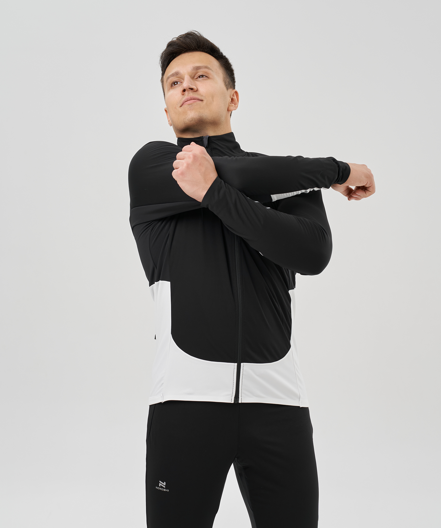 Тренировочная куртка Nordski Race Black/White